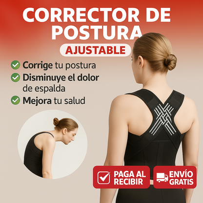 CORRECTOR DE POSTURA ORTOPÉDICO PRO™ – ESPALDA RECTA Y SIN DOLOR ✅
