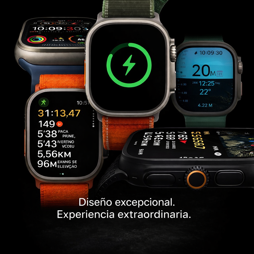 ⌚ AirWatch ULTRA PRO 3™: más tecnología y estilo con 2 correas incluidas, caja y cargador por inducción premium y REGALO EXCLUSIVO HOY🔥