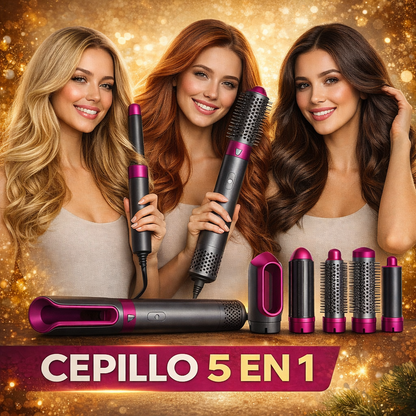 ✨ Cepillo 5 en 1 – Resultados de salón en casa + REGALO EXCLUSIVO REBAJAS SOLO HOY 🔥