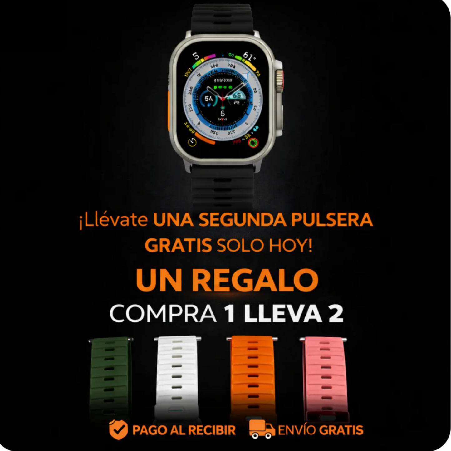 ⌚ AirWatch ULTRA PRO 3™: más tecnología y estilo con 2 correas incluidas, caja y cargador por inducción premium y REGALO EXCLUSIVO HOY🔥