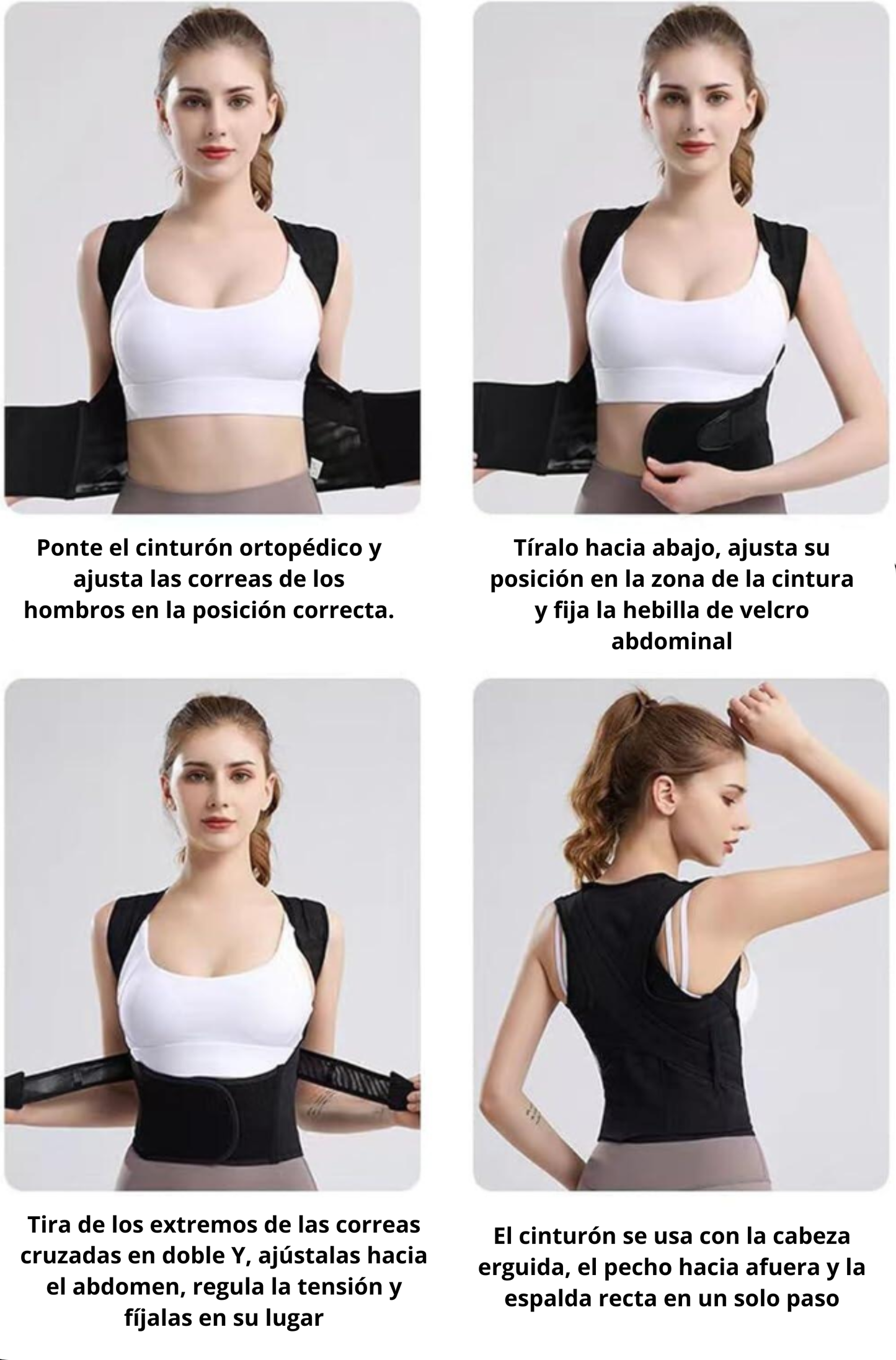 CORRECTOR DE POSTURA ORTOPÉDICO PRO™ – ESPALDA RECTA Y SIN DOLOR ✅