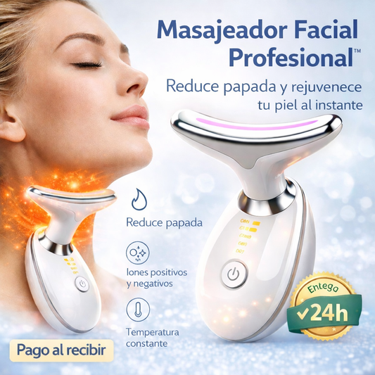 ✨AirFace Pro™ – Masajeador Facial Profesional - Redefine el contorno del rostro y de la papada - SOLO HOY EN REBAJAS 🔥